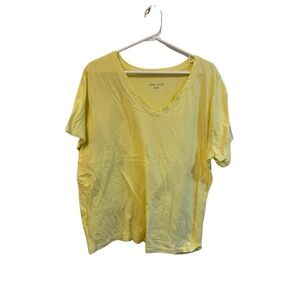 Ava & Viv Yellow Short Sleeve Tee